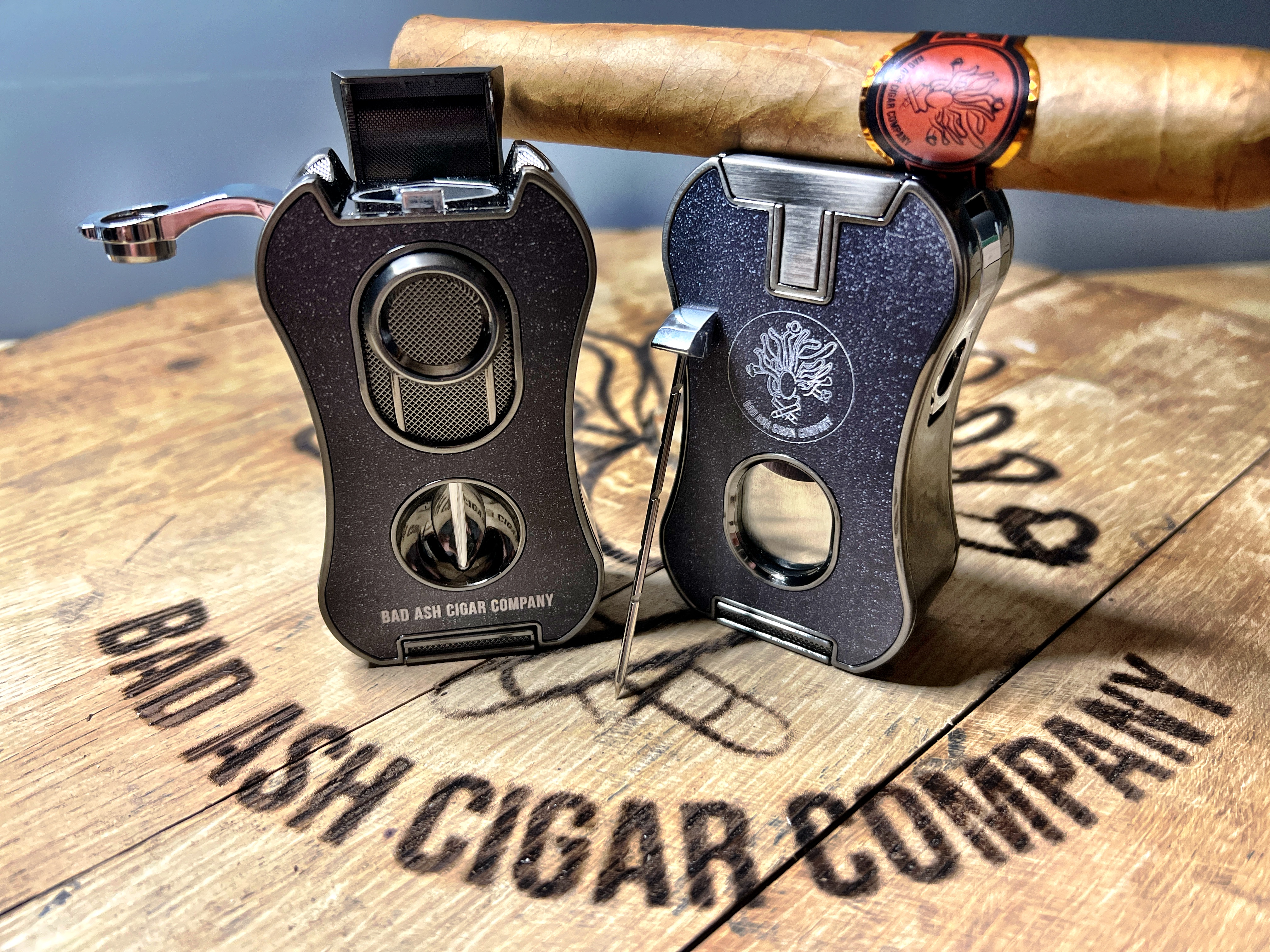 Branded Table Top Quad Flame
