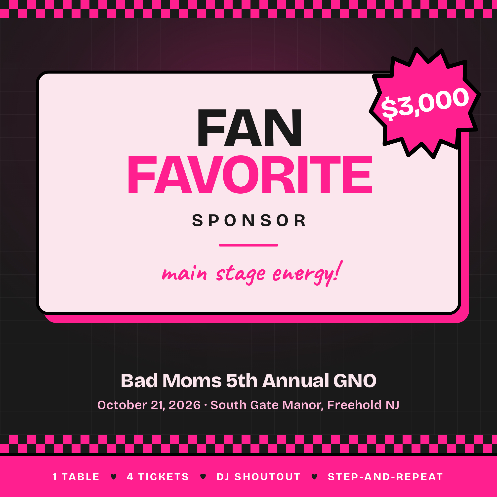 Fan Favorite Sponsor