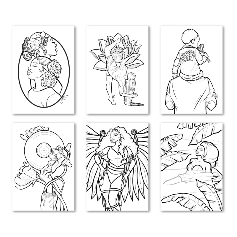 Growth Collection - Color & Send Mini Card Sets