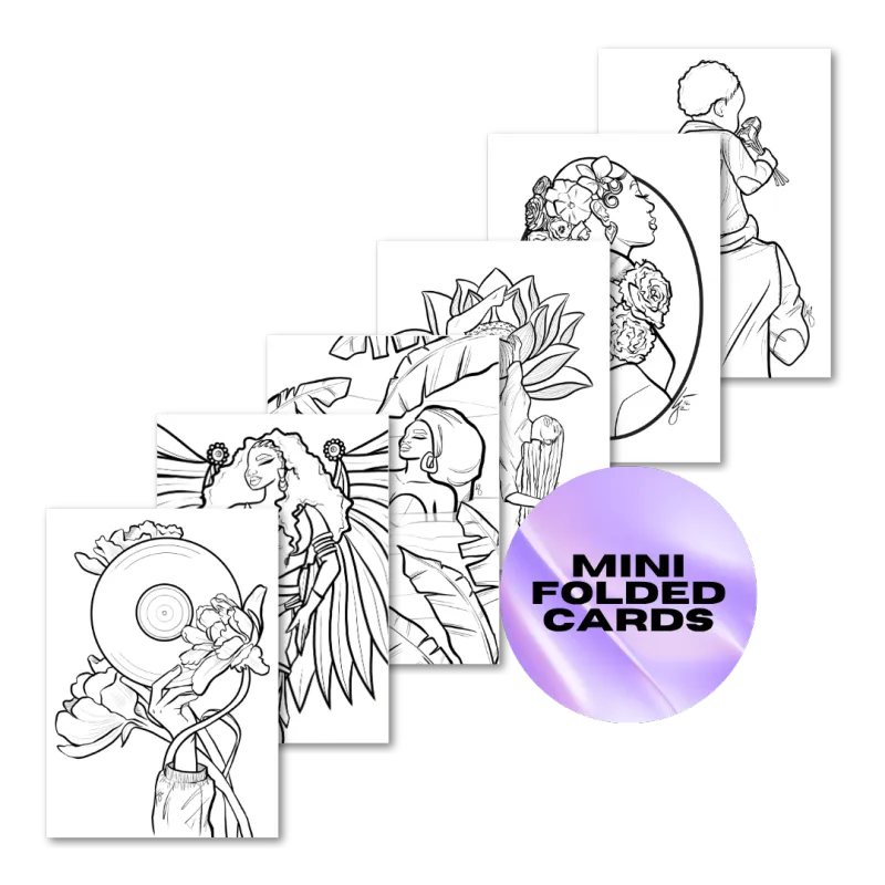 Growth Collection - Color & Send Mini Card Sets