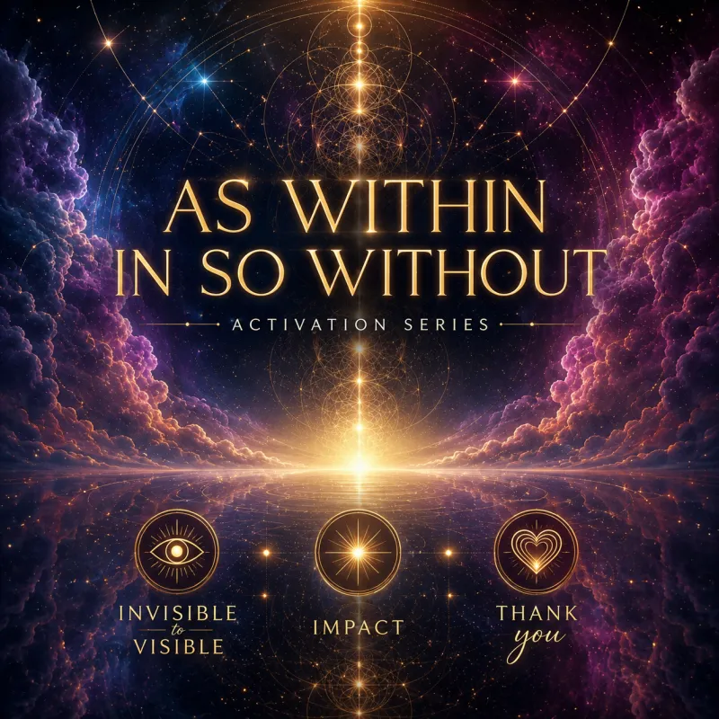  As within, so without