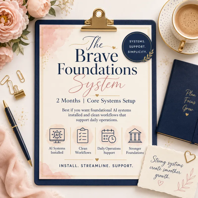 Brave Foundations System ($1300 PIF)