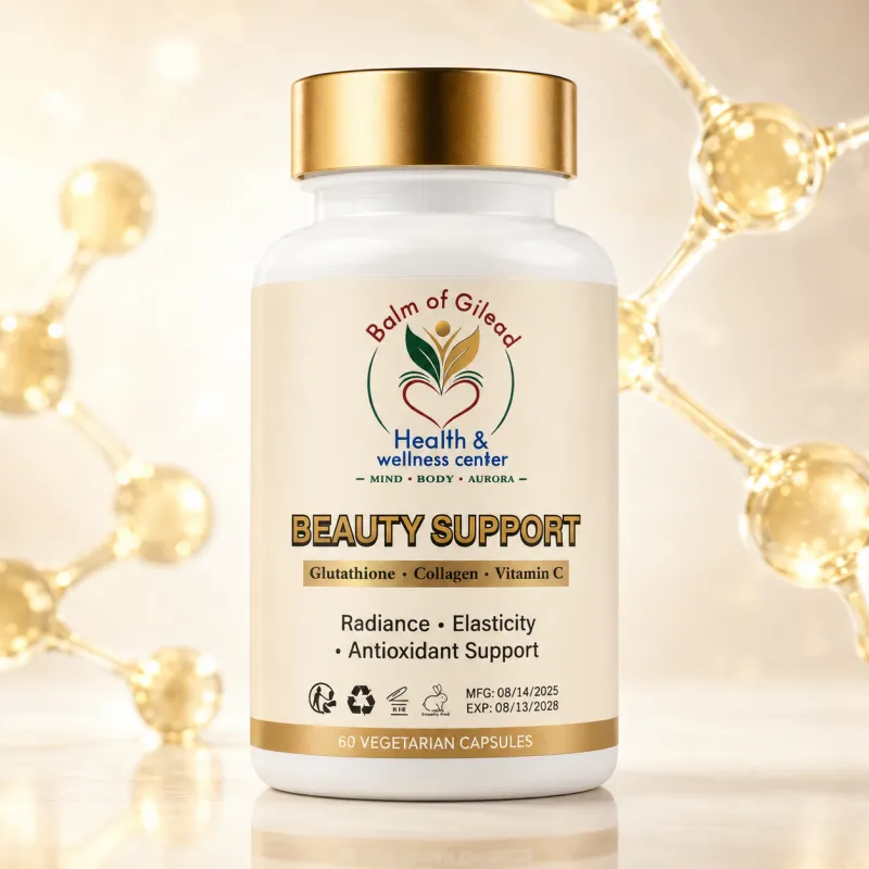 Balm Glow™ Beauty Support — Glutathione + Collagen + Vitamin C, 60 capsules