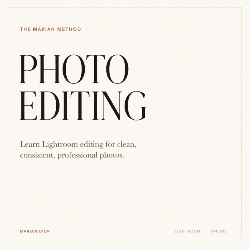Photo Editing Class | Learn Lightroom Editing for Clean, Consistent, Professional Photos