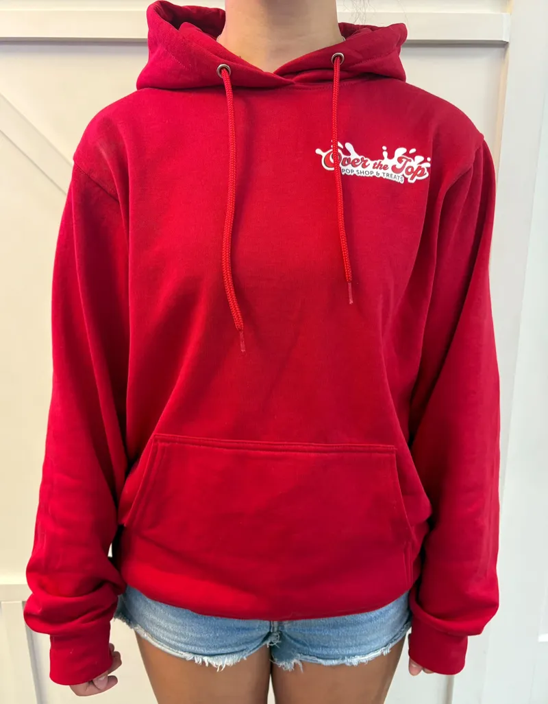 Red We Like Our Sodas Dirty Hoodie