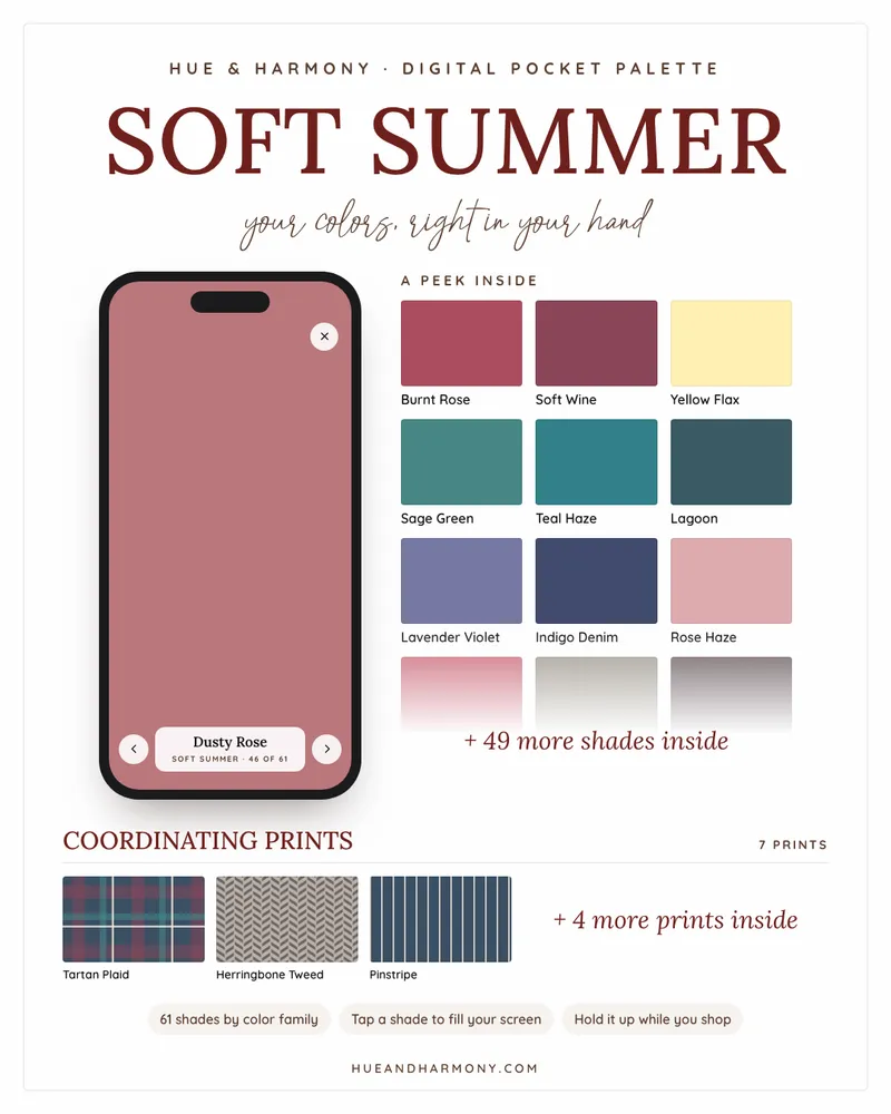 Soft Summer Digital Palette