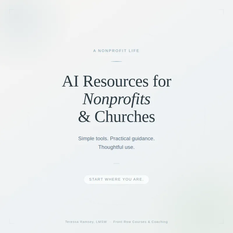 Faithful AI Stewardship Guide for Churches A Practical AI Ethics Framework for Ministry Leaders