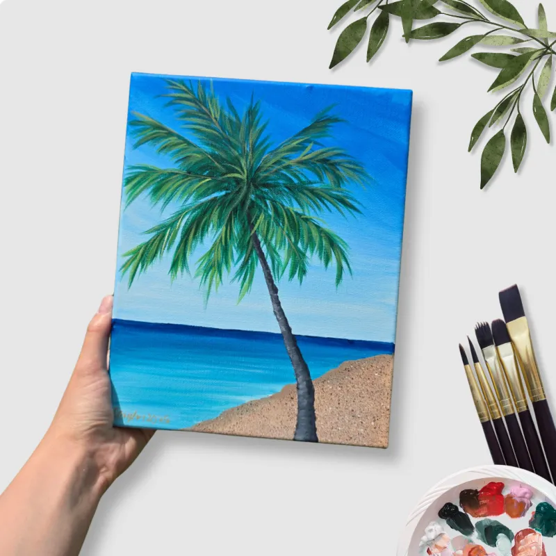 Island Paradise Acrylic Painting Tutorial
