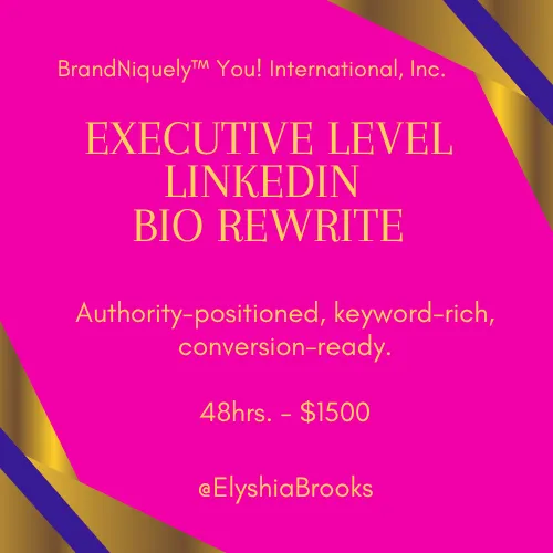 Executive LinkedIn Bio Rewrite