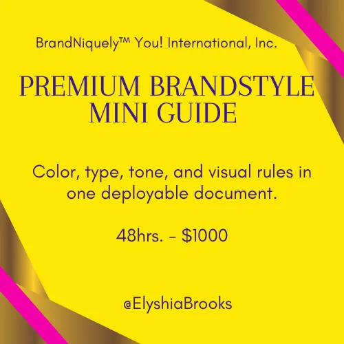 Brand Style Mini Guide
