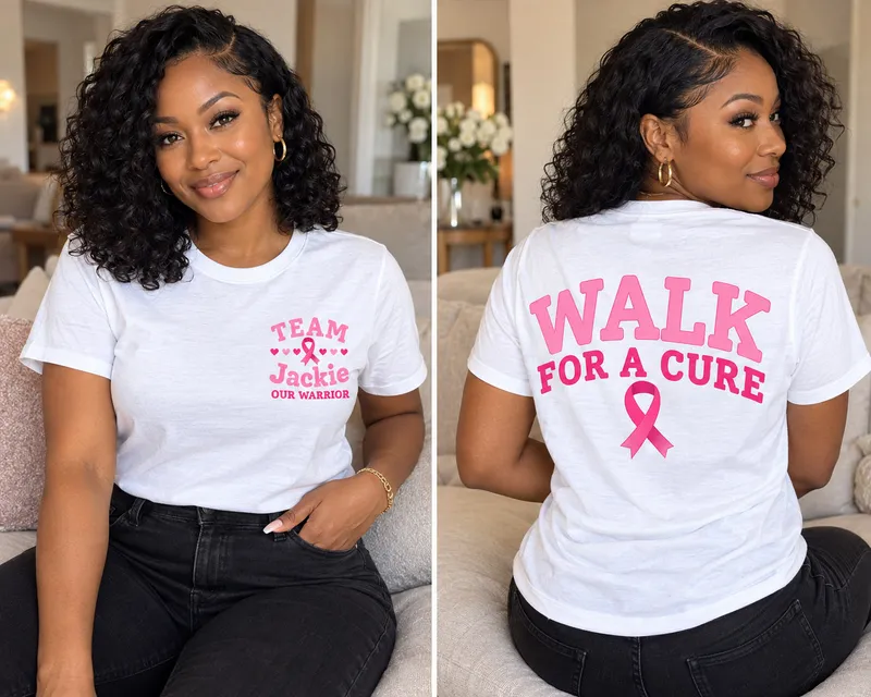 Breast Cancer Support Squad Template - Cancer Walk/Run