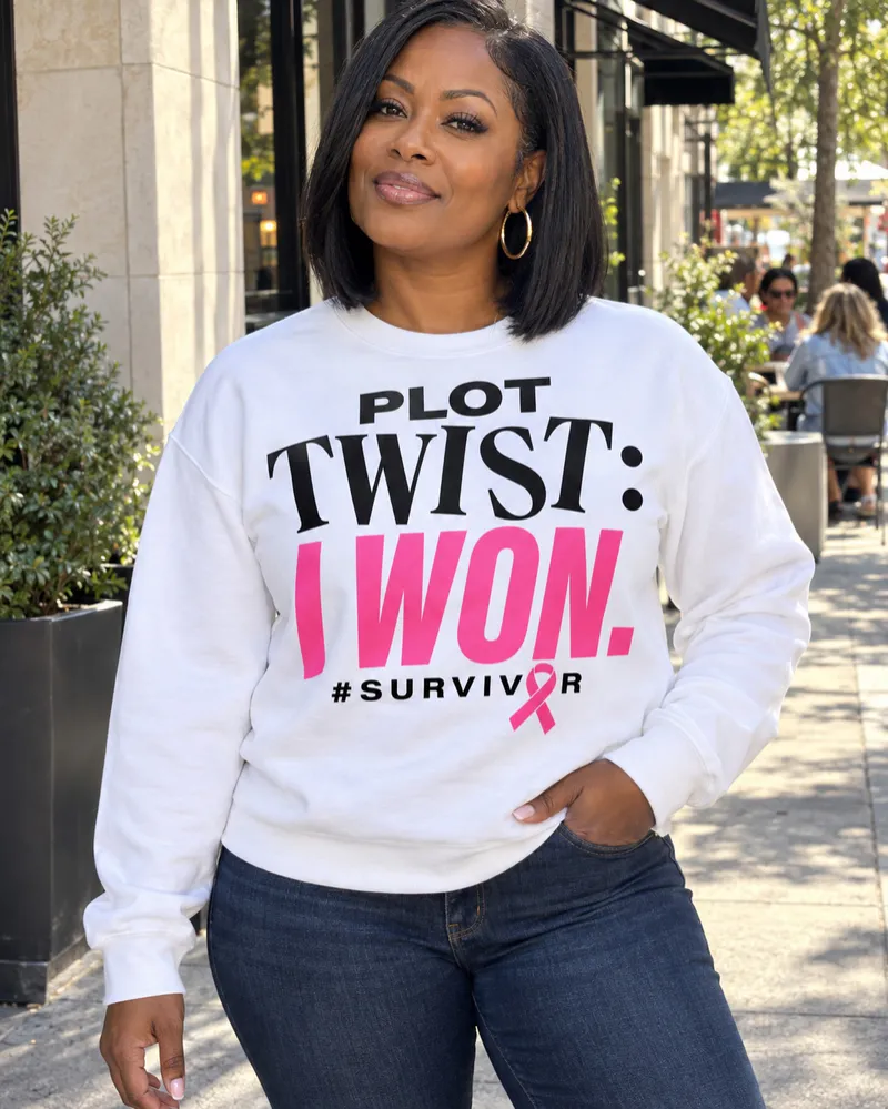 Breast Cancer Survivor PNG - Plot Twist I Won