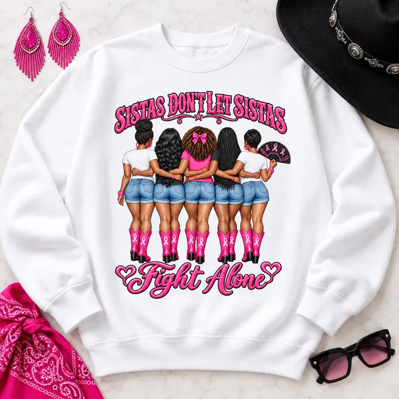 Breast Cancer PNG - Sistas Don't Let Sistas Fight Alone