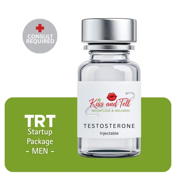 TRT Men's Startup Package 60 days (Consult, Labs, Cypionate 200mg/mL 10mL + Anastrozole 24×1mg)