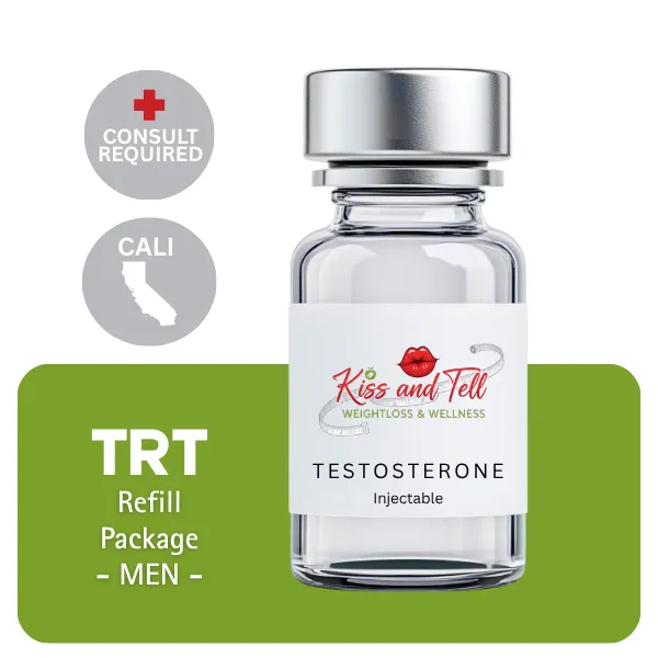 TRT CALI  Men's Refill Package 60 days (Cypionate 200mg/mL 10mL + Anastrozole 24×1mg)