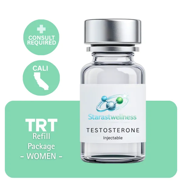 TRT CALI Women's Refill Package (Cypionate 200mg/mL 10mL)