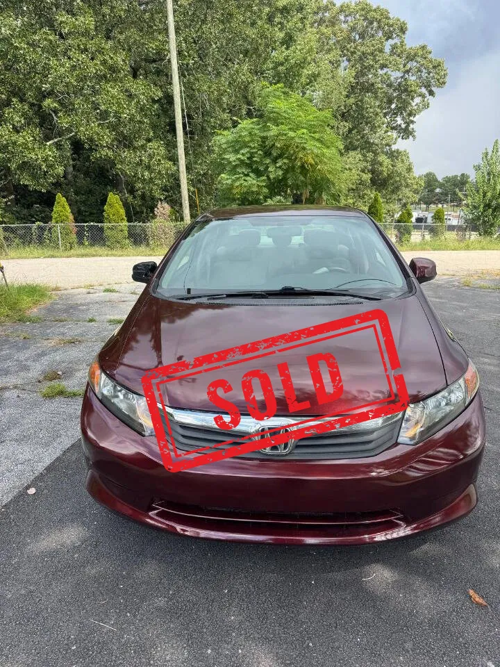 2012 HONDA CIVIC LX 4dr Sedan