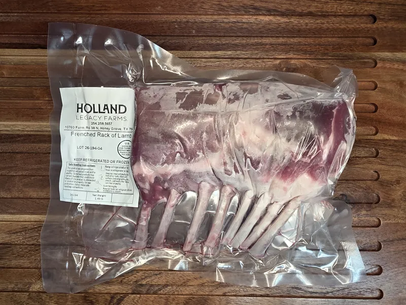Rack of lamb, French cut