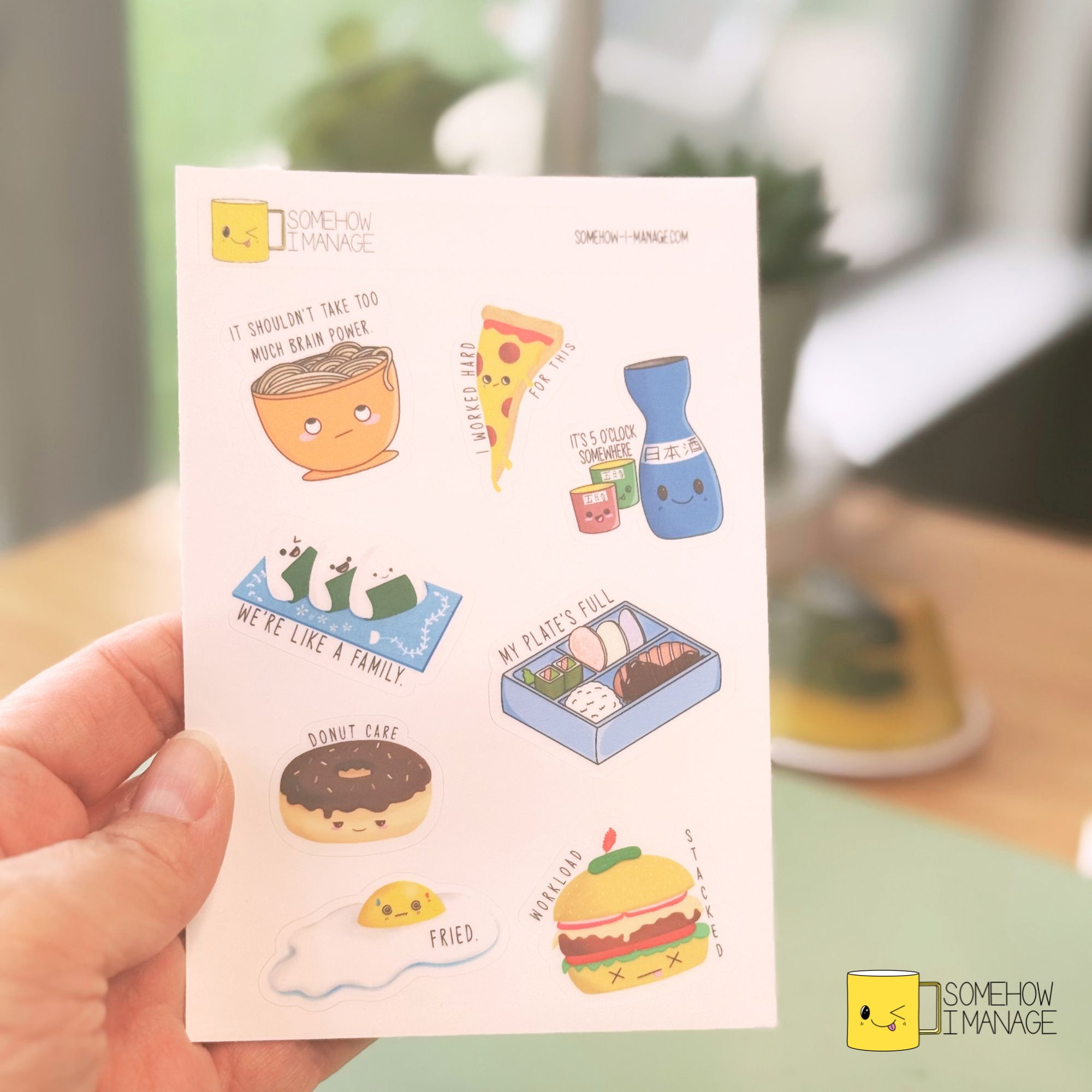 Corporate Snack Pack Mini Sticker Sheet