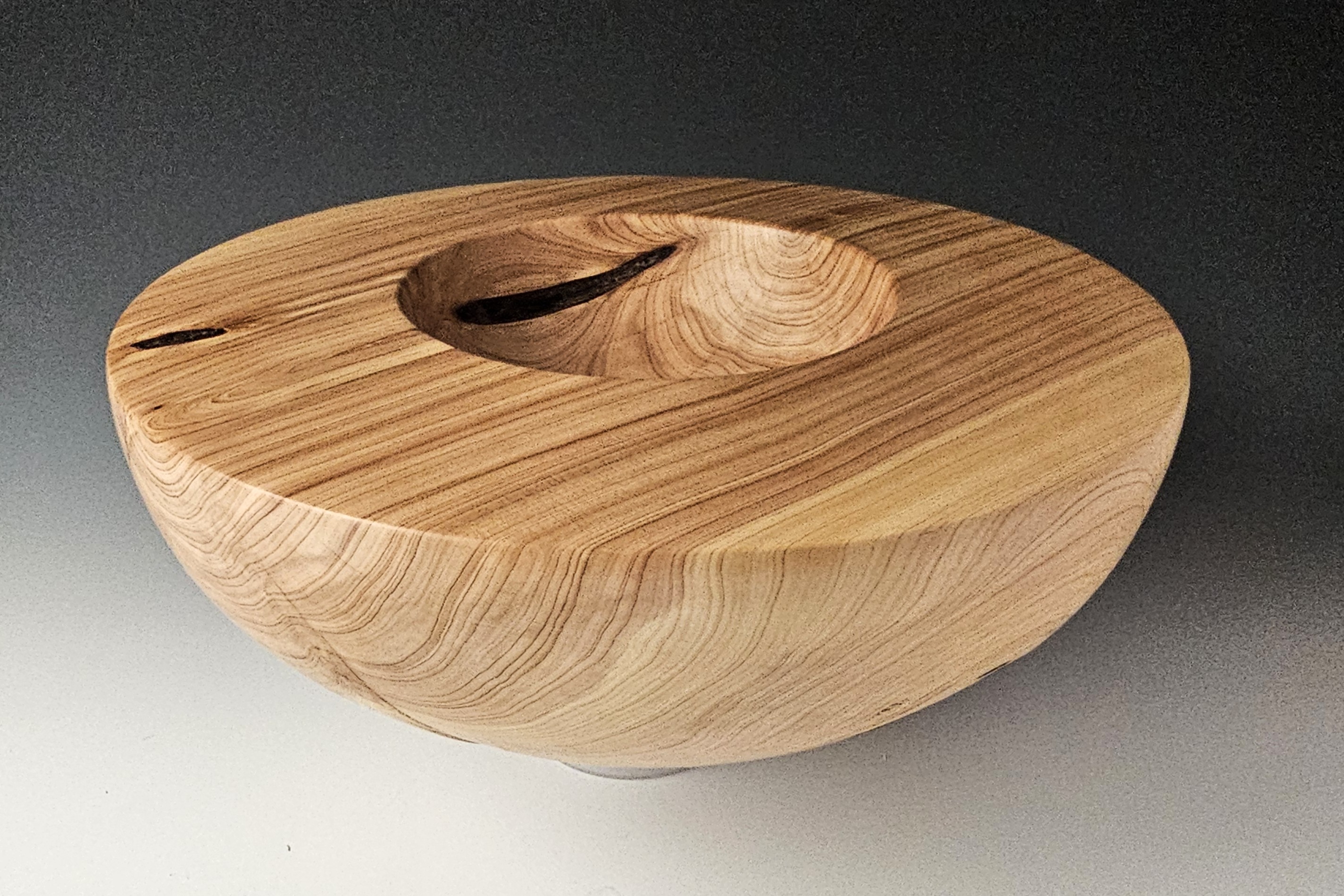 Hand-Turned Juniper Bowl