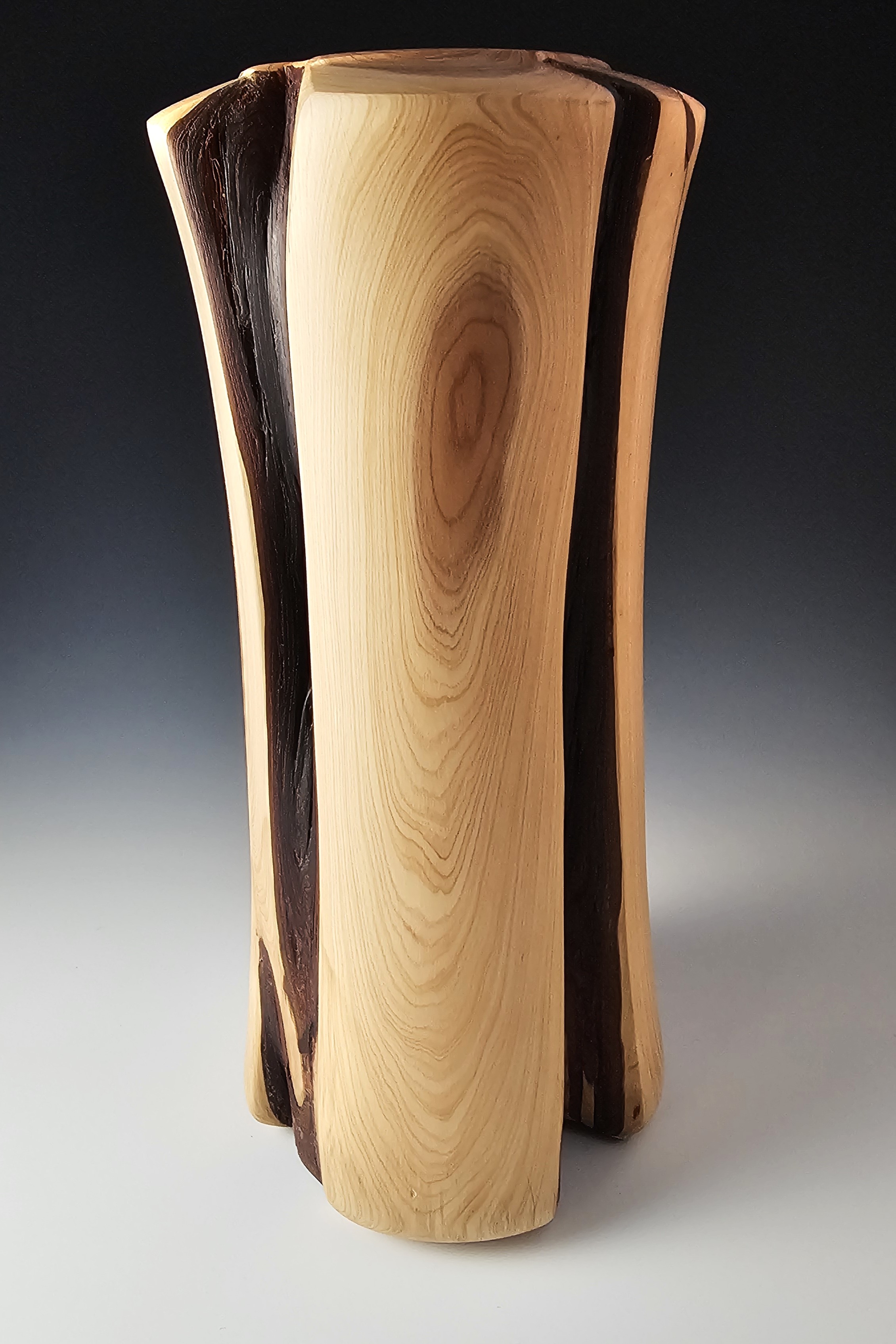 Hand-Turned Juniper Vase