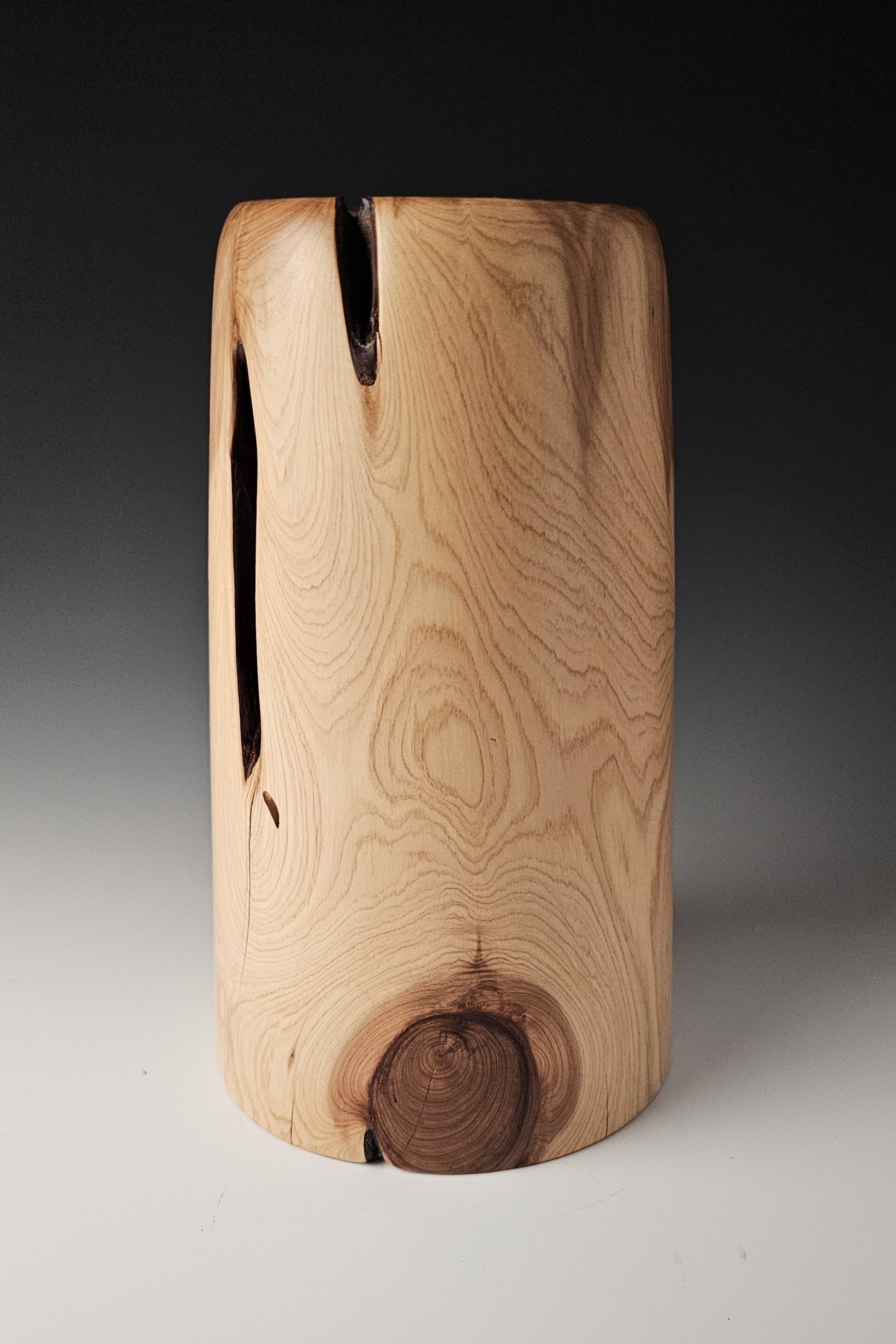 Hand-Turned Juniper Vase