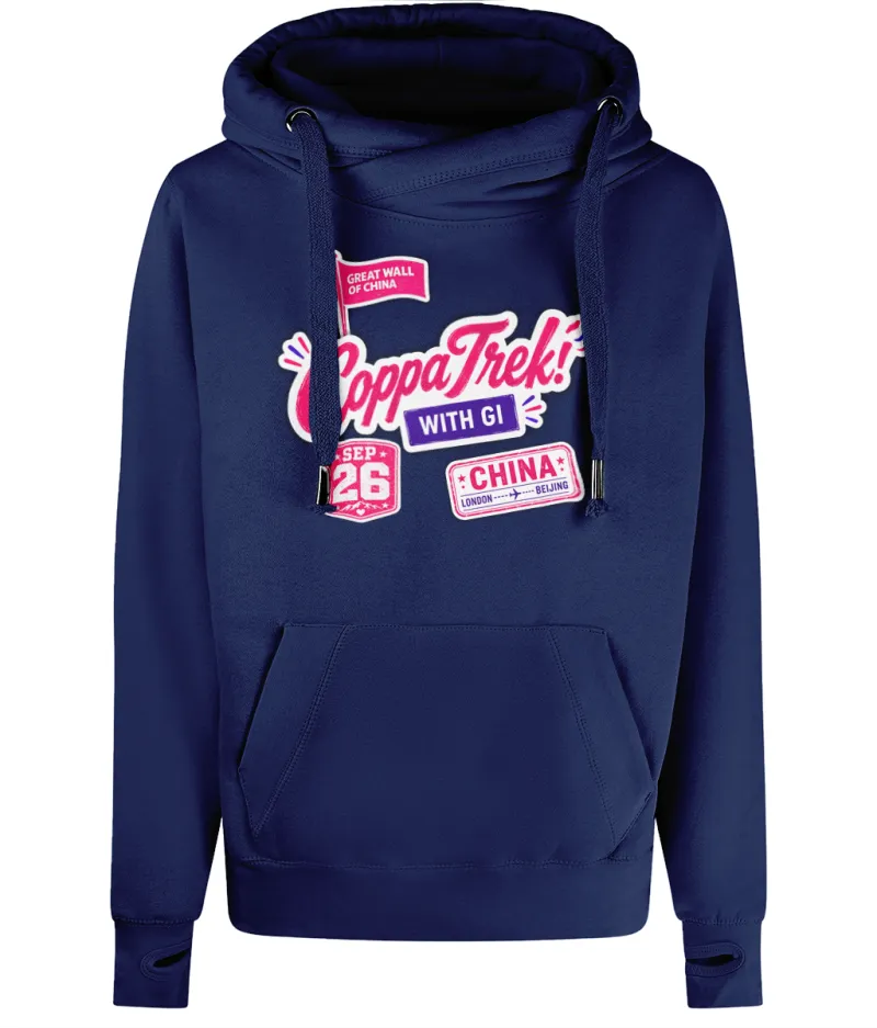 Cross Neck Hoodie - Sticker 