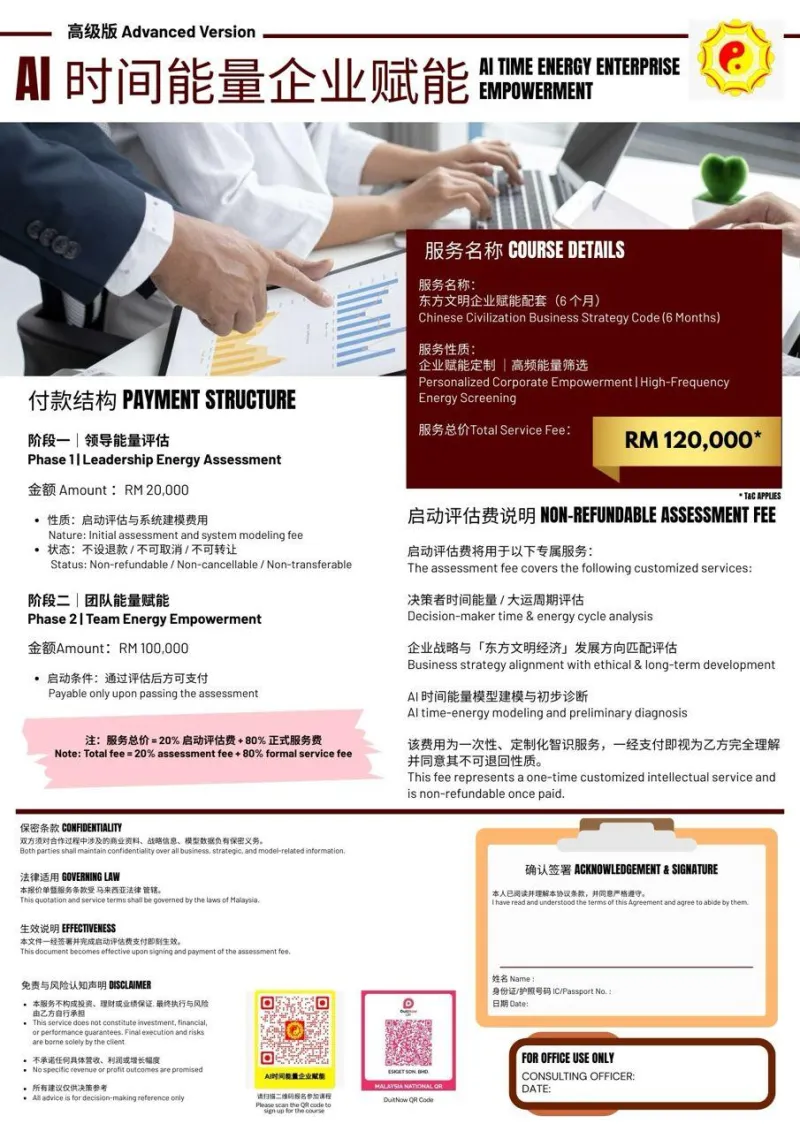 ----   AI 时间能量企业赋能   (  高级版  ） ----    AI TIME ENERGY ENTERPRISE EMPOWERMENT