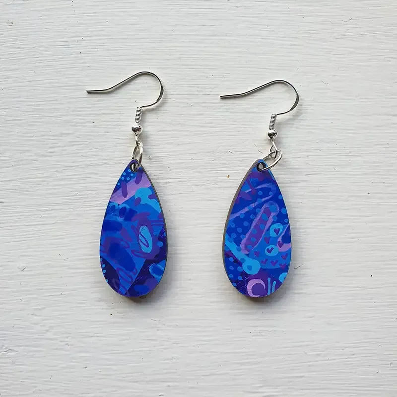 Blueberry Pop - Big Teardrop 