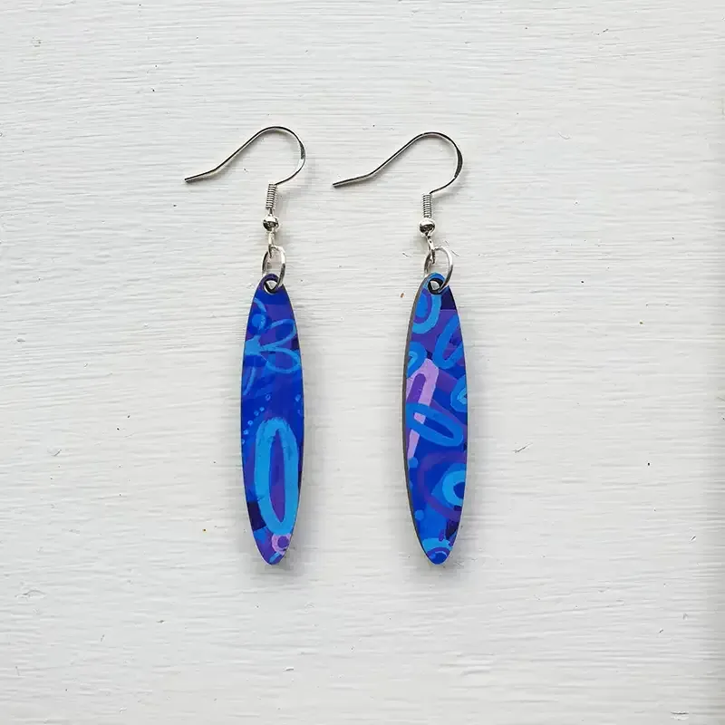 Blueberry Pop - Skinny Oval 