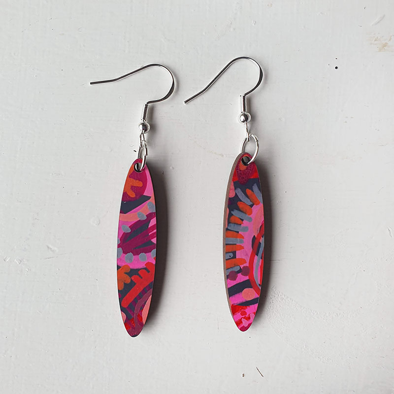 Raspberry Riot - Skinny Oval