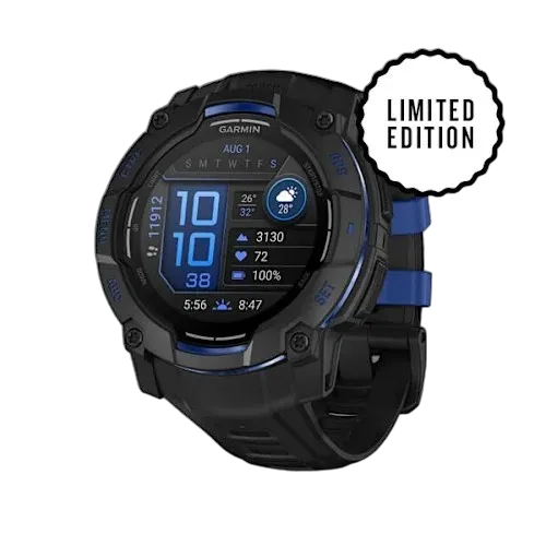 Instinct 3 50mm AMOLED Black with Black Band