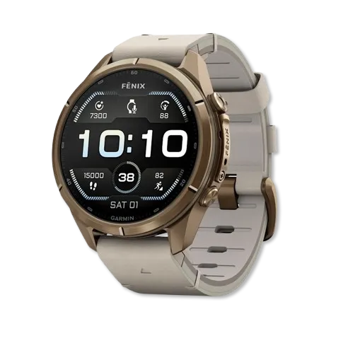 Fenix 9 Pro Amoled 43mm Autumn Gold Titanium with Bone Leather Band