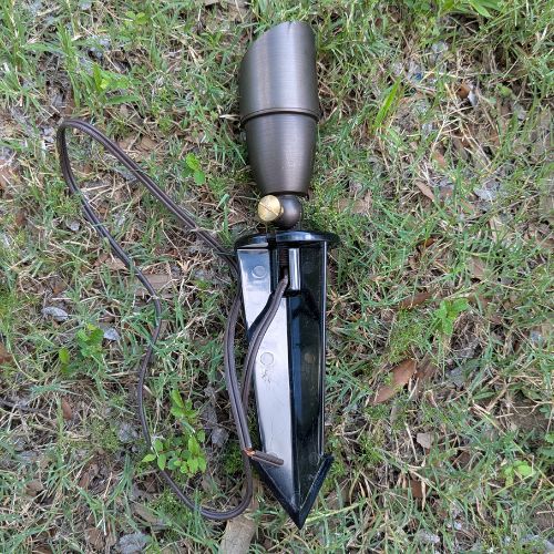 Small Spot Light + Dauer 2 watt LED bulb + (Use with gutter mount, surface mount, or tree mount)