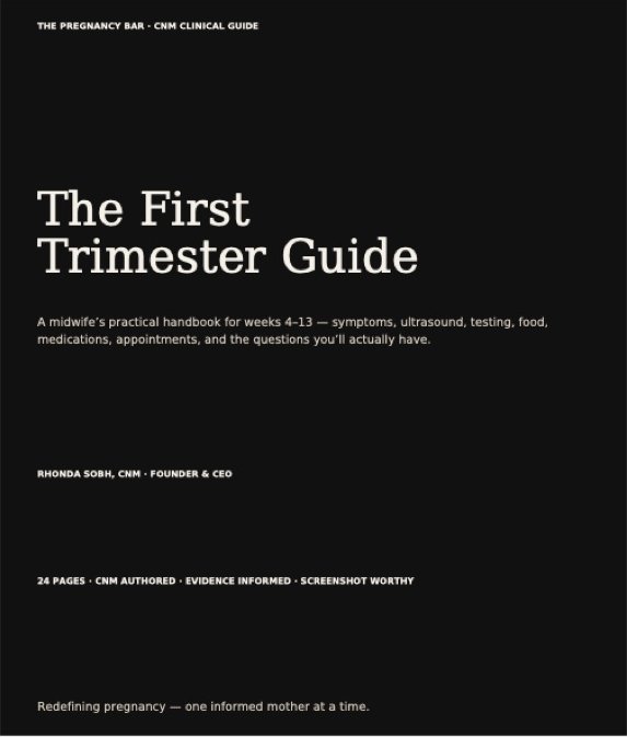 The First Trimester Guide