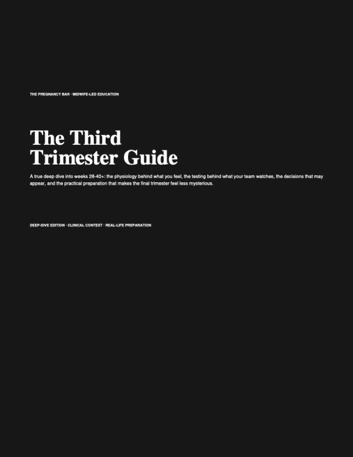 The Third Trimester Guide