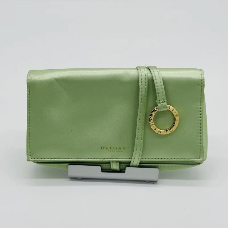Pochette Bvlgari in Raso Verde
