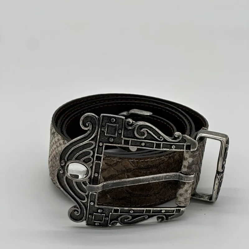 Cintura in Vero Pitone Made in italy 