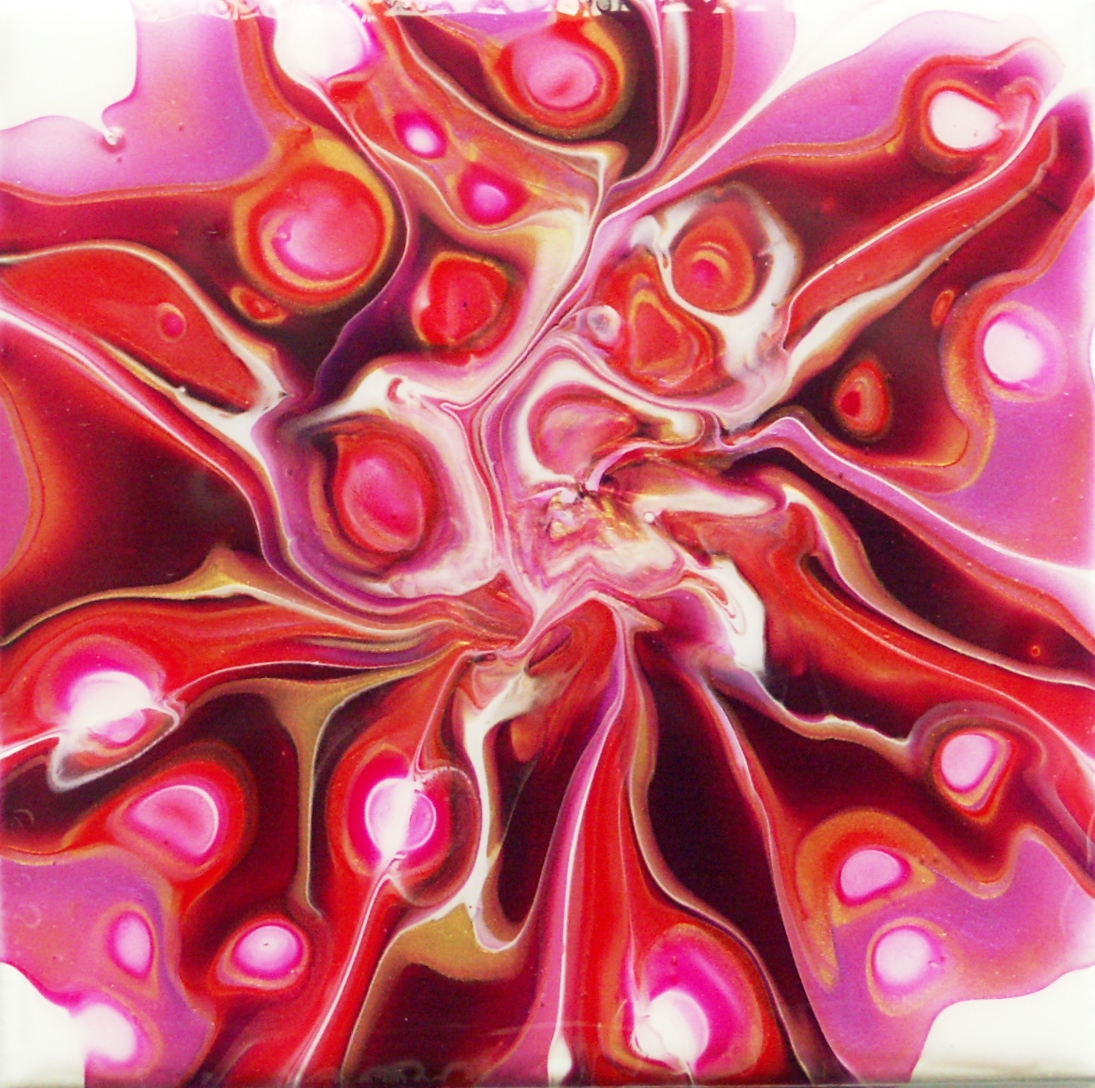 Hand-Painted Ceramic Coaster 002