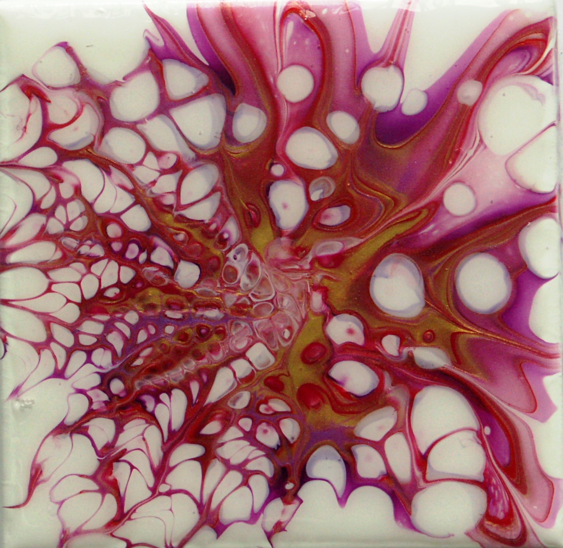 Hand-Painted Ceramic Coaster 005