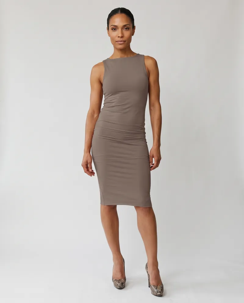Bamboo TANK TOP in TAUPE