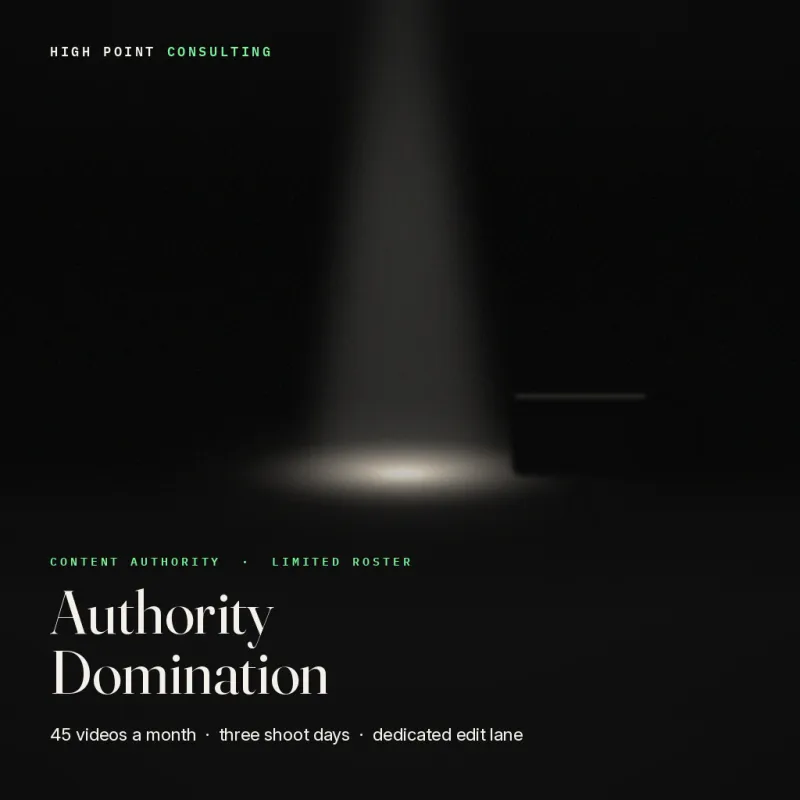 Authority Domination | $8,500/month × 3