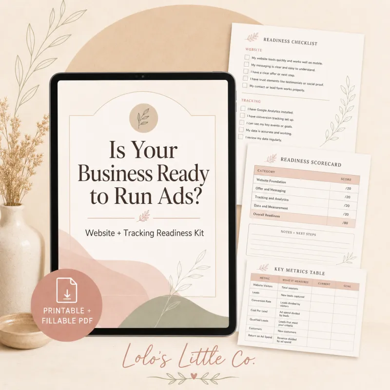 Is Your Business Ready to Run Ads? | Website & Tracking Readiness Kit