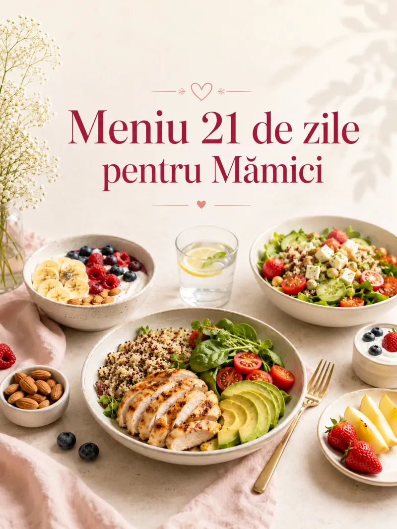 Meniu 21 de zile pentru Mămici