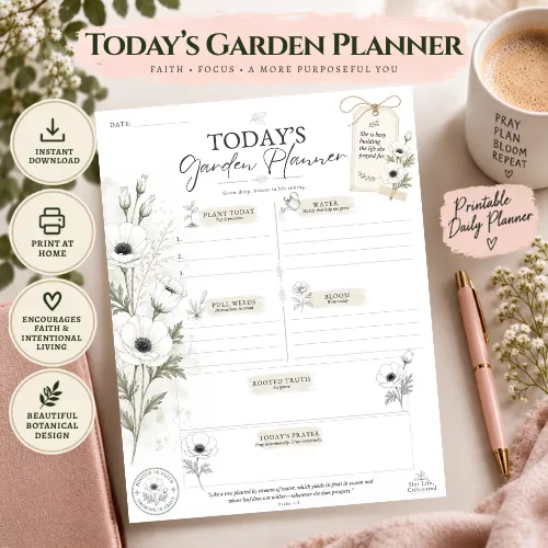 Prayer & Scripture Planner - Anemone