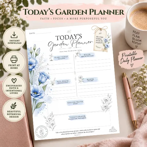 Prayer & Scripture Planner - Lisianthus