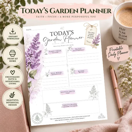 Prayer & Scripture Planner - Lilac