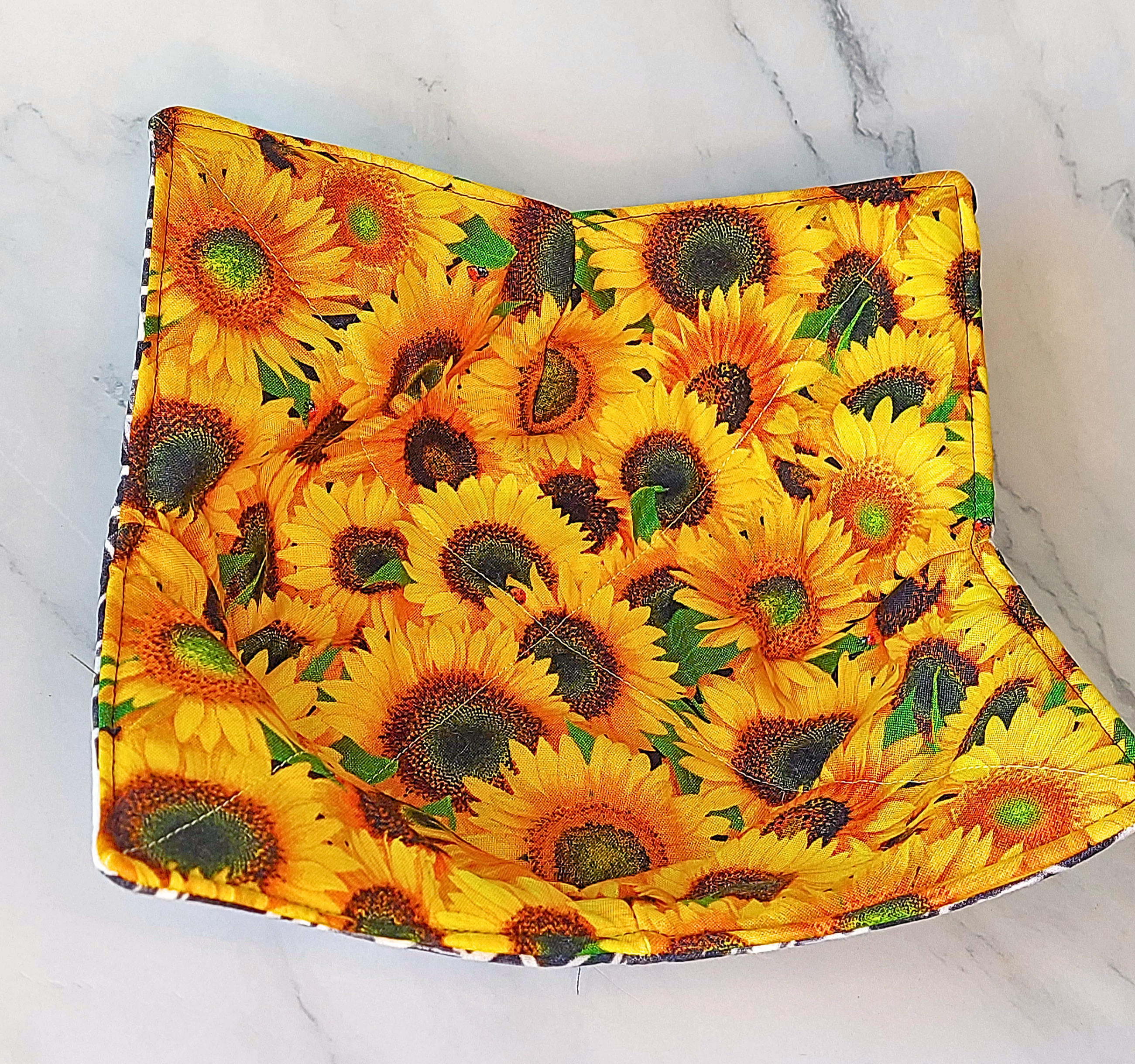 Bold Sunflower Microwave Bowls