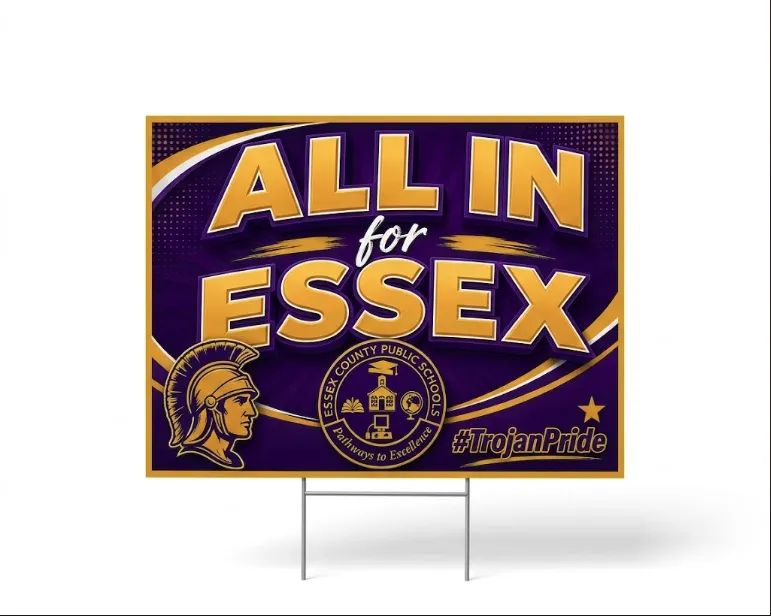 All In for Essex Yard Sign