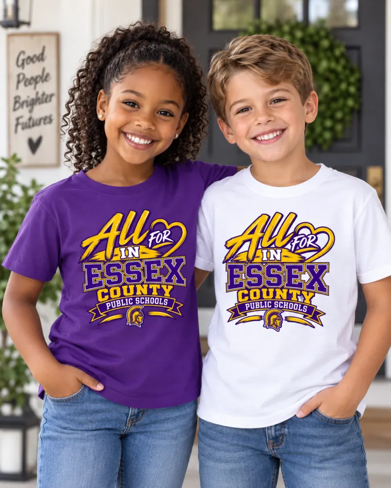 Kids All In for Essex Tee - Community Pride Design
